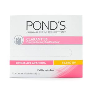 Crema Facial Aclaradora Ponds Clarant B3 10 Sobres