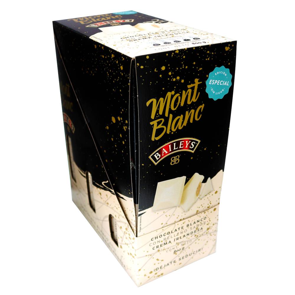 Chocolate Blanco Mont Blanc Baileys 10 Unidades