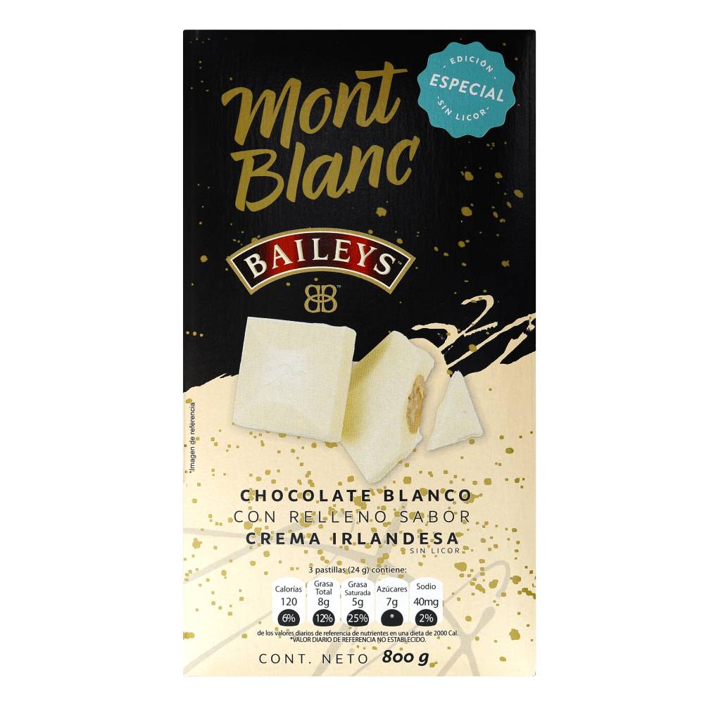 Chocolate Blanco Mont Blanc Baileys 10 Unidades - Imagen 2