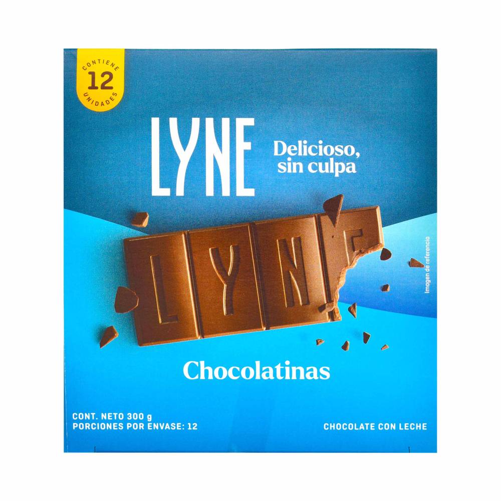 Chocolatinas Lyne 12 Unidades