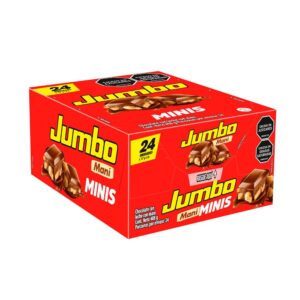 Chocolatinas Minis Jumbo Mani 17 g 24 Unidades