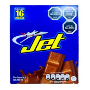 Chocolatinas Jet Leche 25 g 16 Unidades
