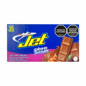 Chocolatinas Jet Sabores Surtidos 25 g 35 Unidades