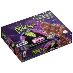 Chocolatina Dracula Halloween 252 g 6 Unidades