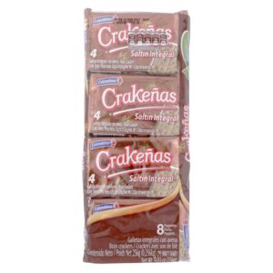 Galleta Crakeñas Saltin Integral 8 Unidades