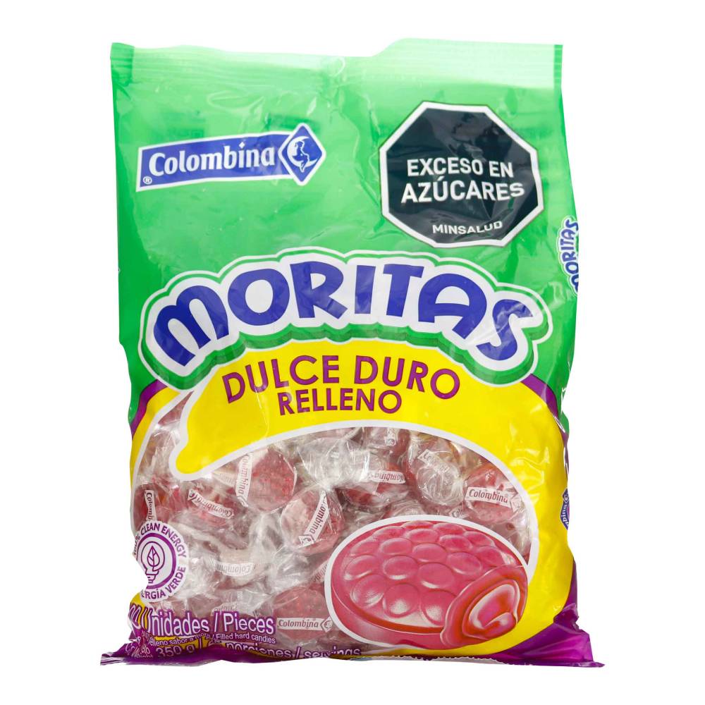 Moritas Dulce Duro Relleno Bolsa 100 Unidades