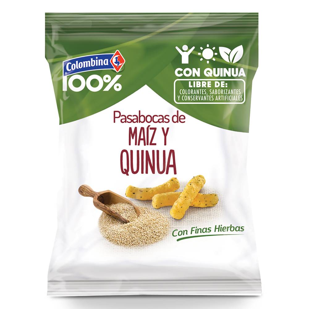 Pasabocas De Maiz y Quinua 40 g