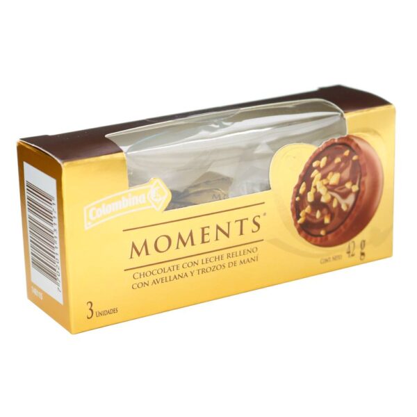 Chocolate Relleno Moments 42 g 3 Unidades - Imagen 2