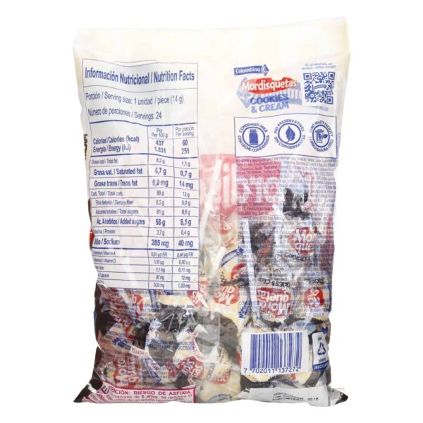 Chupeta Mordisquetas Cookies And Cream 24 Unidades - Imagen 2