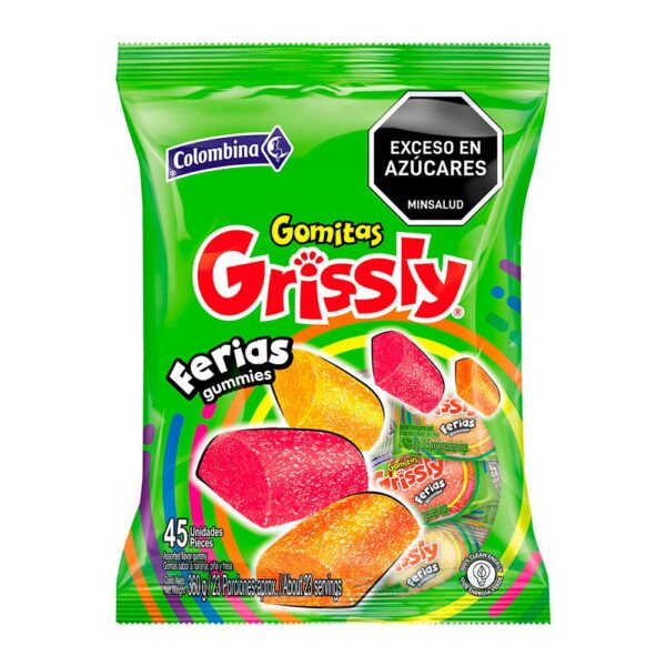 Gomitas Grissly Ferias Gummies 45 Unidades