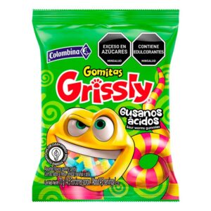 Gomitas Grissly Gusanos Acidos 70 g
