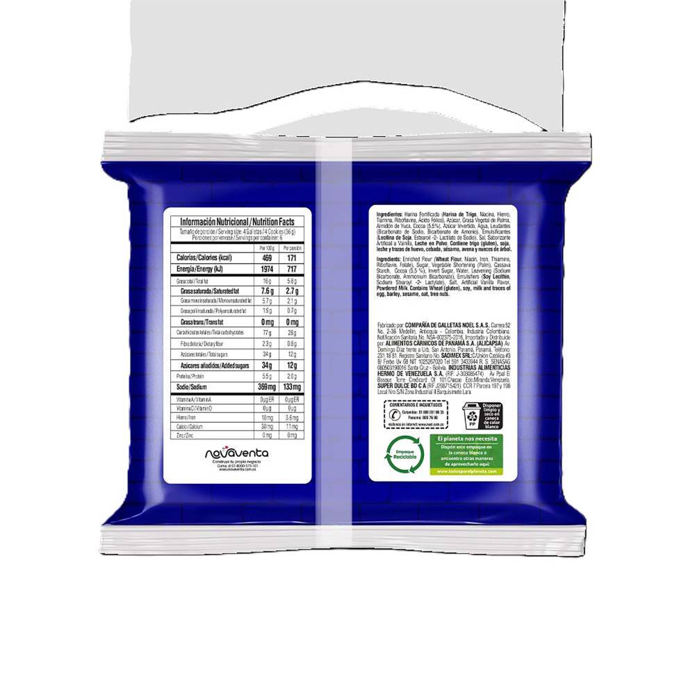 Galletas Festival Recreo Vainilla 216 g 6 Unidades - Imagen 2