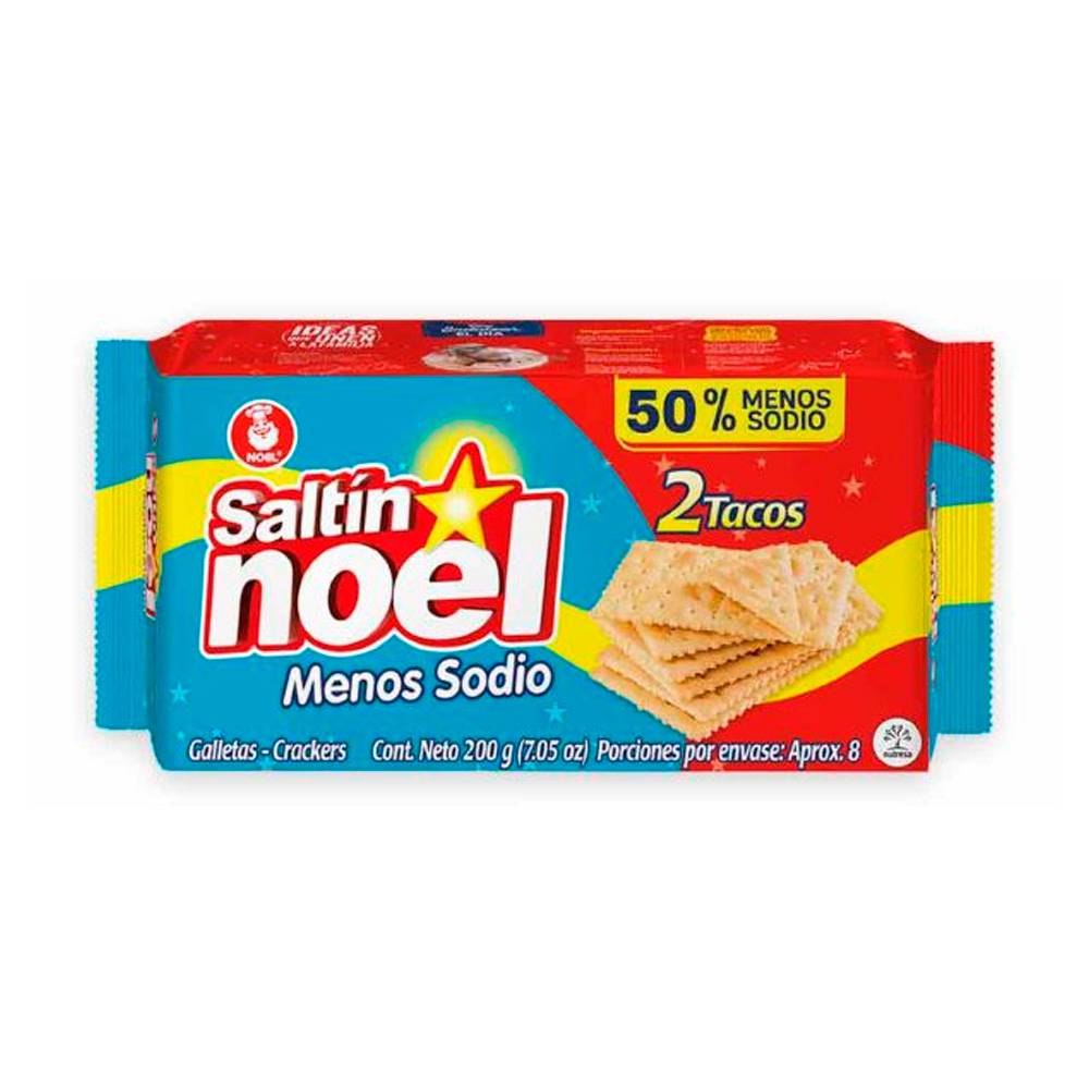 Galletas Saltin Noel Menos Sodio 2 Tacos 200 g