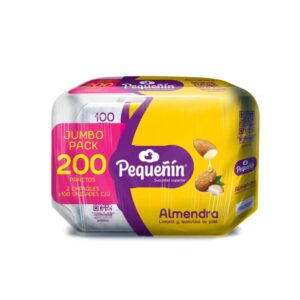 Pañitos Humedos Pequeñin Almendra Jumbo Pack 200 Unidades