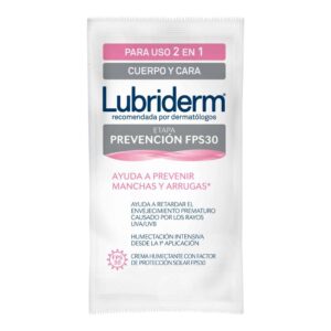 Lubriderm Prevencion FPS 30 6 Sobres 25 ml