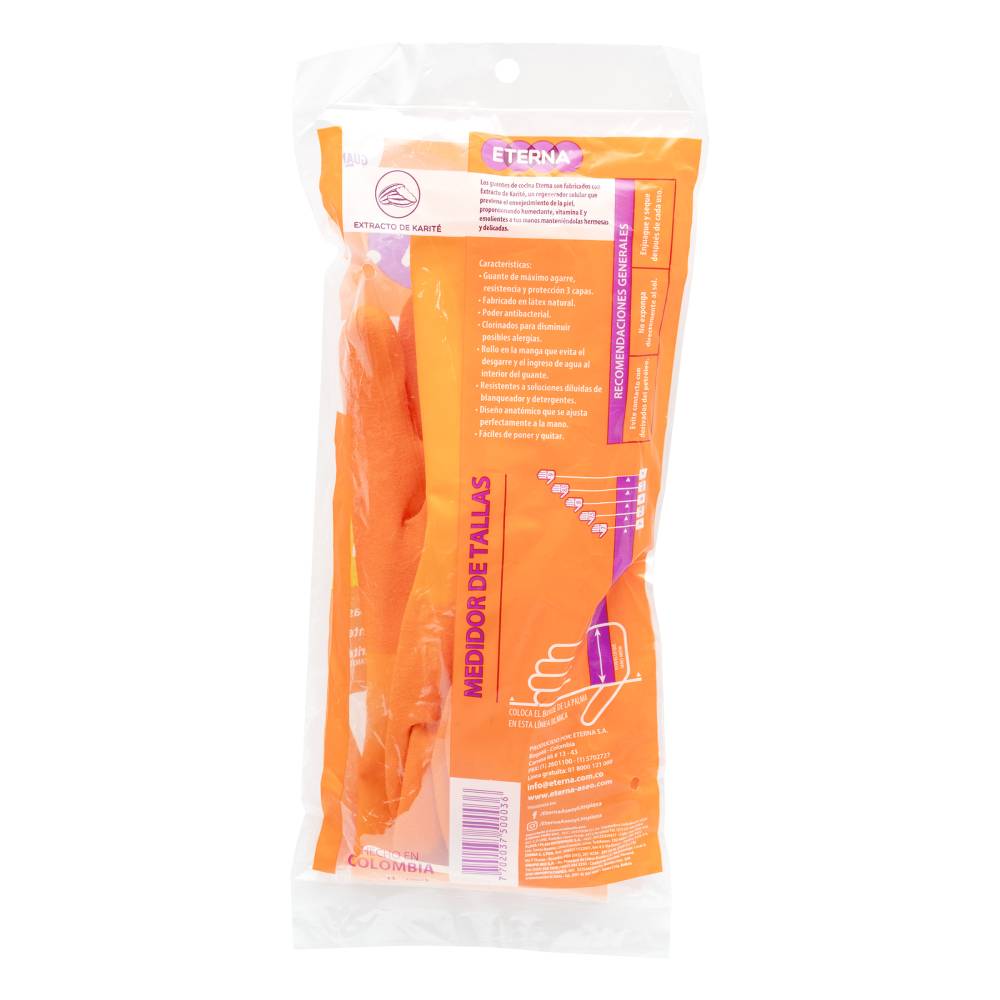 Guantes Uso Domestico Eterna Talla 7 - Imagen 2