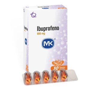 Ibuprofeno 800 mg 30 Cápsulas Mk