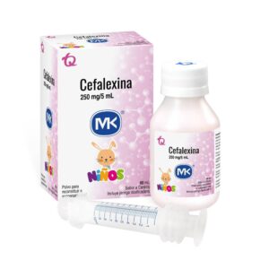 Cefalexina 250mg/5ml Suspensión Oral 60 Ml Mk