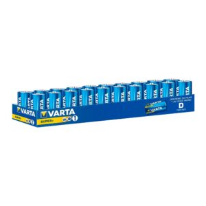 Pilas Varta Superlife Tipo D R20 Pack 20 Unidades