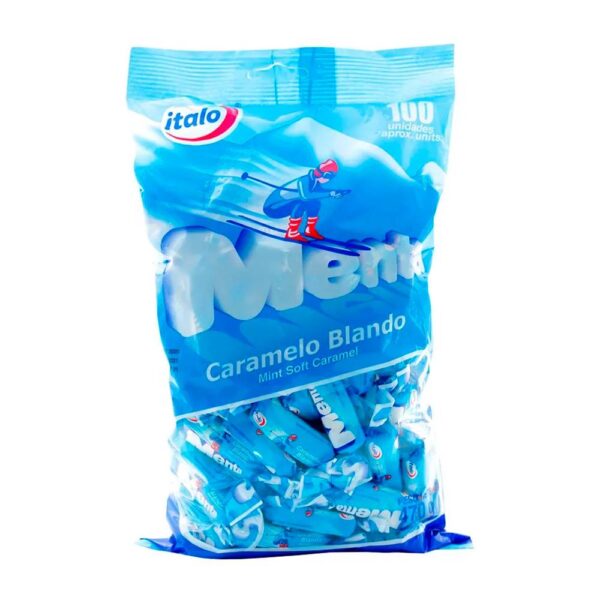 Caramelo Blando Menta Italo 100 Unidades