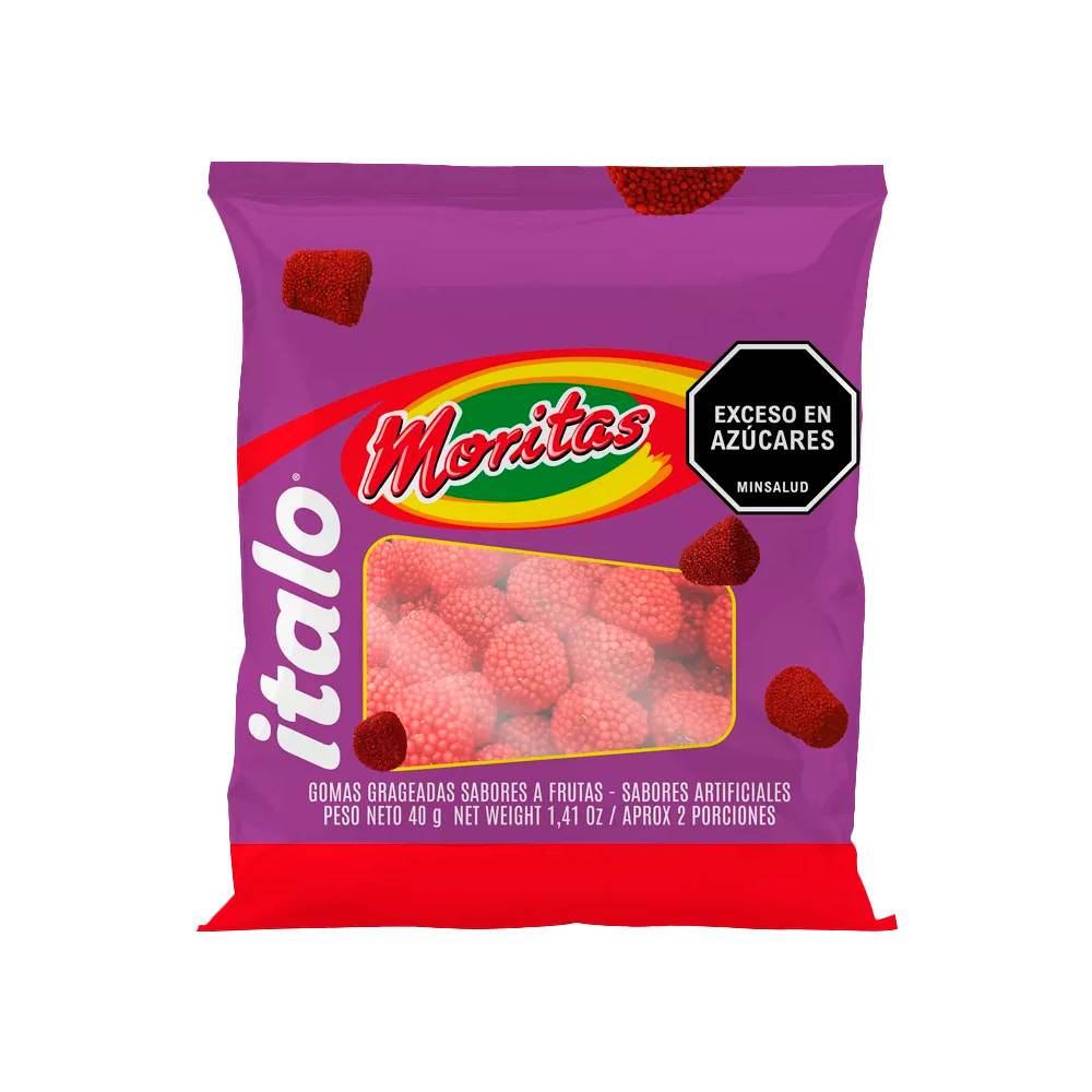 Gomas Italo Moritas 40 g 10 Unidades