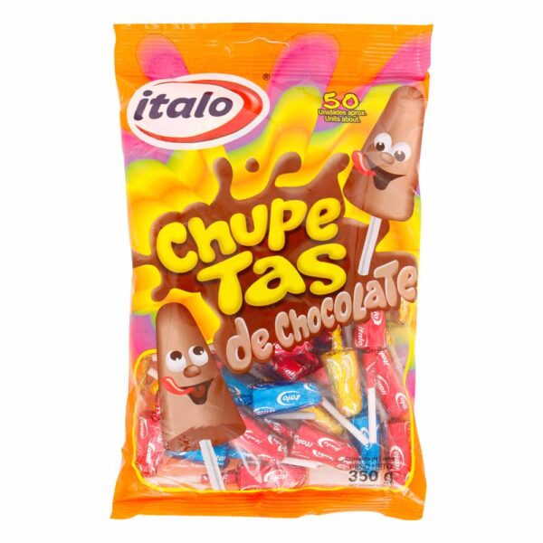 Chupetas De Chocolate Italo 50 Unidades