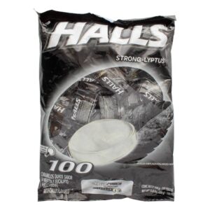 Halls Extra Fuerte Lyptus 100 Unidades En Pepa