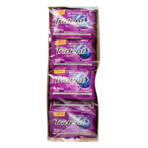 Chicles Trident Mora Azul Display 24 Unidades