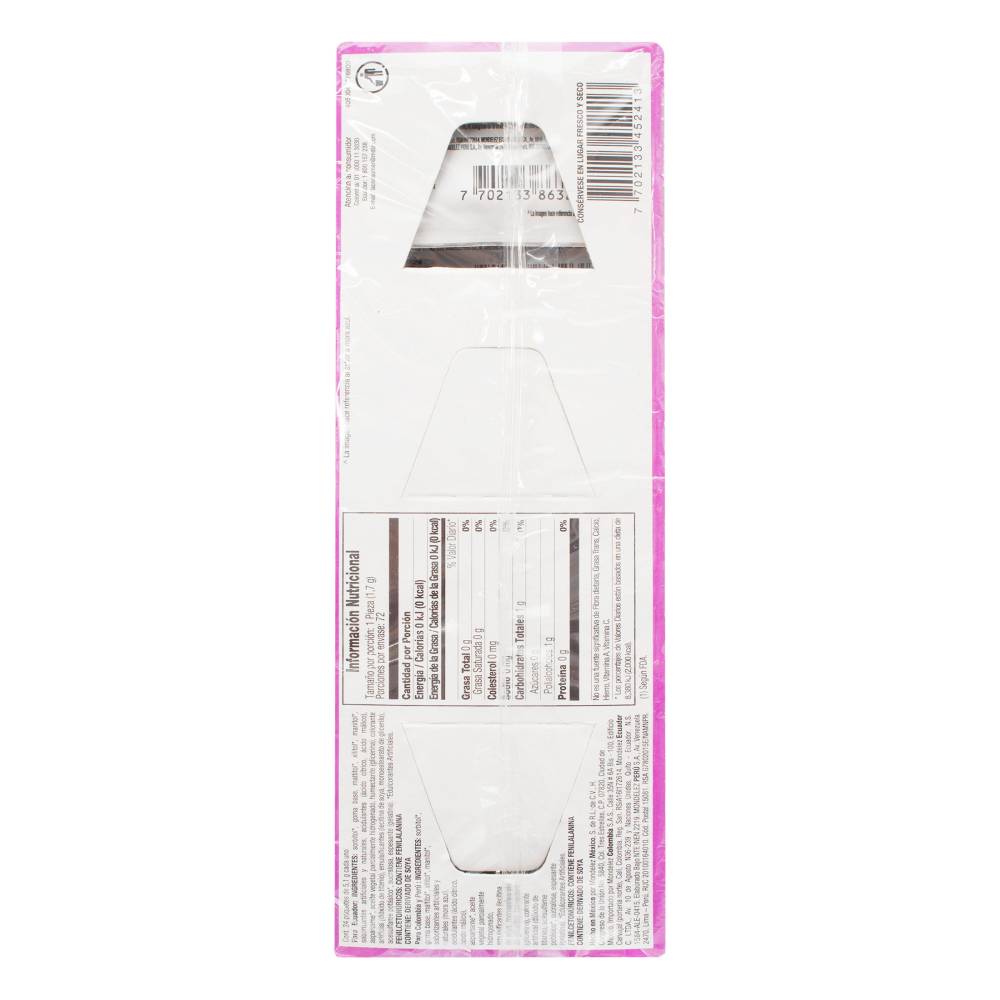Chicles Trident Mora Azul Display 24 Unidades - Imagen 4