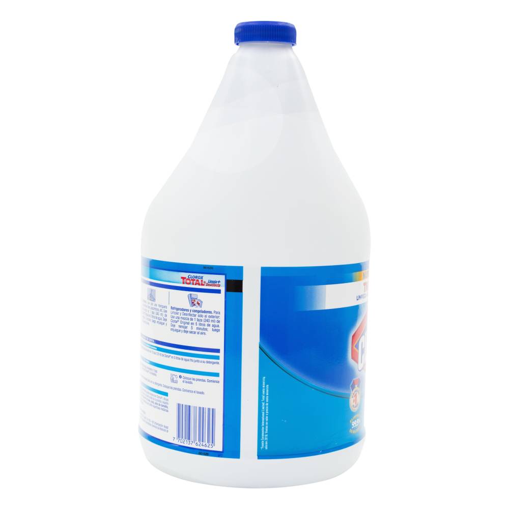 Clortex Clorox Blanqueador Original Triple Accion 3800 ml - Drogueria Farmaweb