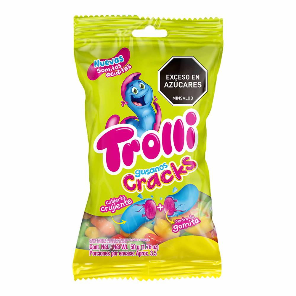 Gomitas Trolli Gusanos Cracks 50 g