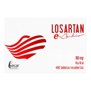 Losartan 100 mg 400 Tabletas Ecar