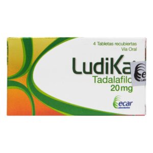Ludika Tadalafilo 20 mg 4 Tabletas