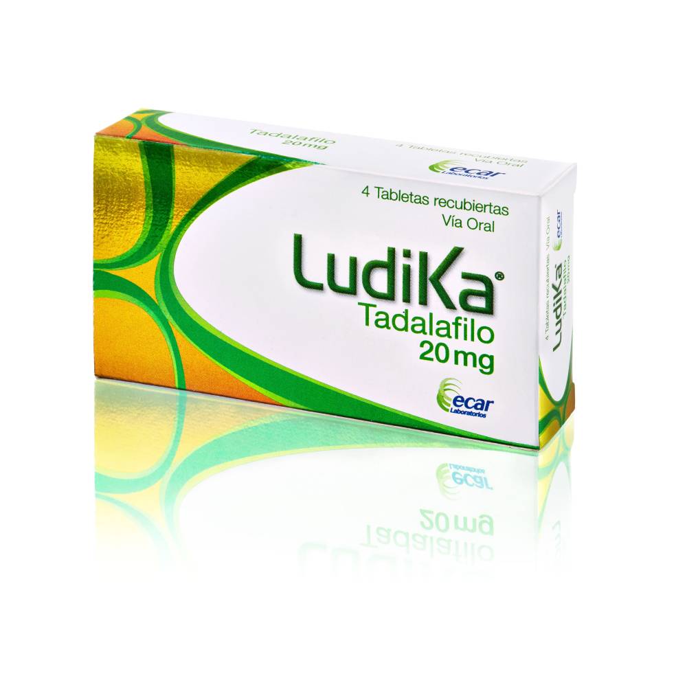 Ludika Tadalafilo 20 mg 4 Tabletas - Imagen 3