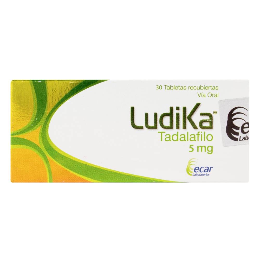 Ludika Tadalafilo 5 mg 30 Tabletas