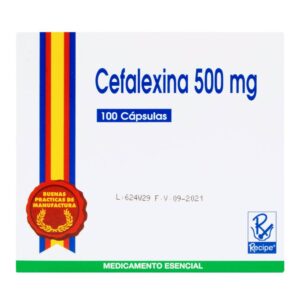 Cefalexina 500 mg 100 Cápsulas Recipe