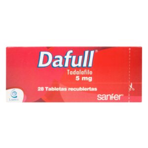 Dafull 5 mg 28 Tabletas Tadalafil