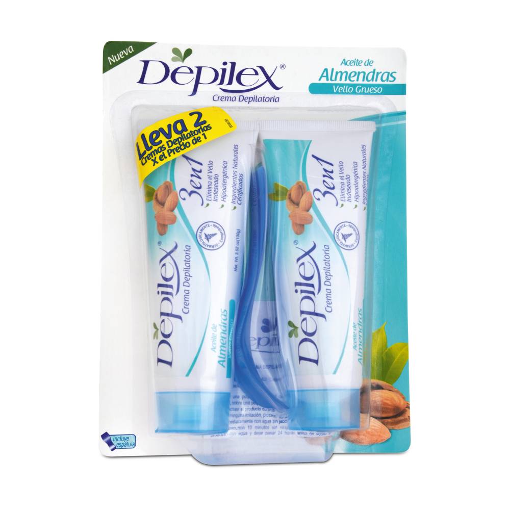 Crema Depilex 3 en 1 Vello Grueso 100 g 2 Unidades