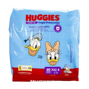 Pañales Huggies Triple Proteccion Etapa 4 Xg 25 Unidades