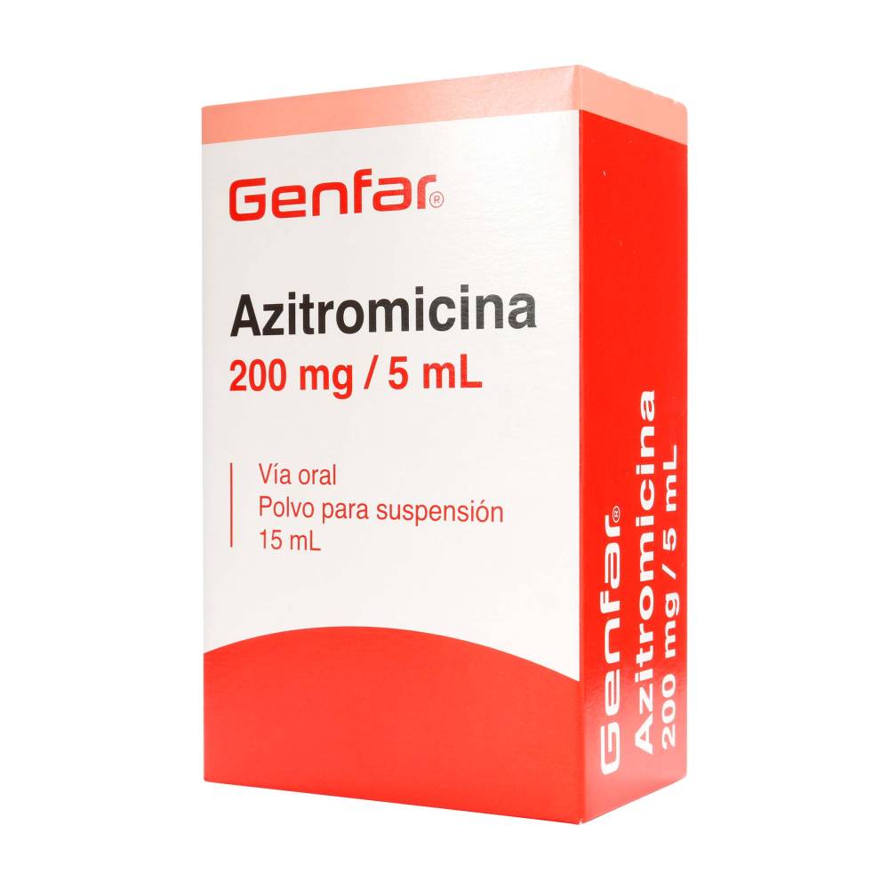 Azitromicina 200 mg Suspension 15 Ml Genfar - Imagen 2