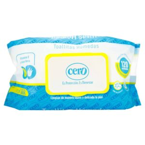 Toallitas Humedas Cero 120 Unidades