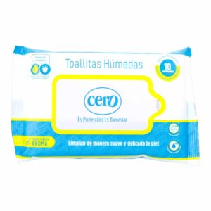 Toallitas Humedas Cero 10 Unidades