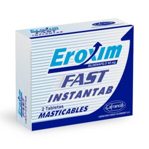 Eroxim Fast Instantab 50 mg 2 Tabletas Sildenafil