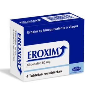 Eroxim 50 mg 4 Tabletas Sildenafil