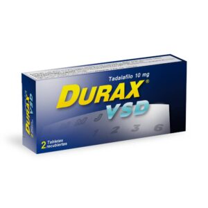 Durax Vsd 10 mg 2 Tabletas Tadalafil