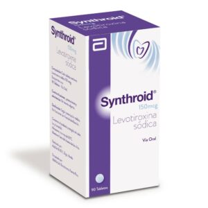 Synthroid 150 Mcg 90 Tabletas Levotiroxina Sodica
