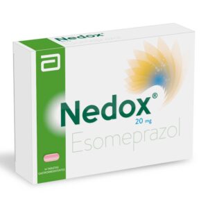 Nedox 20 mg 14 Tabletas Esomeprazol
