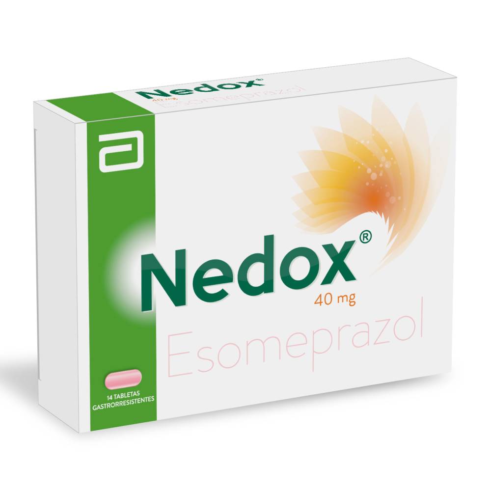 Nedox 40 mg 14 Tabletas Esomeprazol