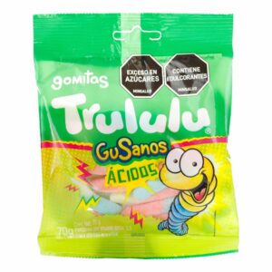Gomitas Trululu Gusanos Acidos 70 g