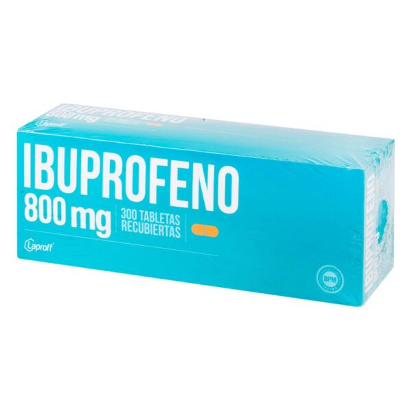 Ibuprofeno 800 mg 300 Tabletas Laproff - Imagen 2